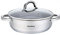 Flach Topf mit Deckel (3,5l, Ø24cm)