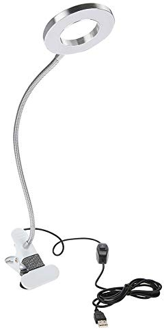 USB Make-up Tätowierung LED Lampe Beauty Tischlampe mit Clamp für Microblading Augenbraue/Eyeliner, Zuhause und Salongebrauch (weißes Licht/warmes Licht)