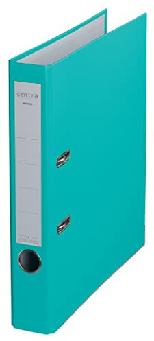 Centra Standard-Ordner (grauappe RC, mit PP-Folie kaschiert, A4, 5,2 cm Rückenbreite, Chromos) mint, 25 Stück