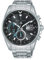 Pulsar Rally Herren-Uhr Solar Chronograph Edelstahl mit Metallband PZ6025X1