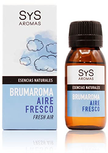 Esencia Hidrosoluble Aire Fresco 50ml Humidificador SYS Aromas. Notas Frescas. Aromaterapia para Humidificador y Difusor. Aroma a SPA. Fragancia para el Hogar