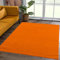 SANAT Kurzflor Teppich Wohnzimmer - Uni Modern Teppiche fürs Schlafzimmer, Arbeitszimmer, Büro, Flur, Kinderzimmer und Küche - Orange, 200 x 290 cm