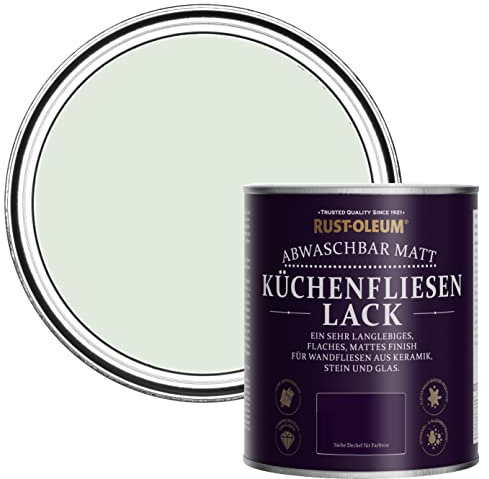 Rust-Oleum Green water resistant Kitchen Tile Paint in Matt Finish - Sage Mist 750ml