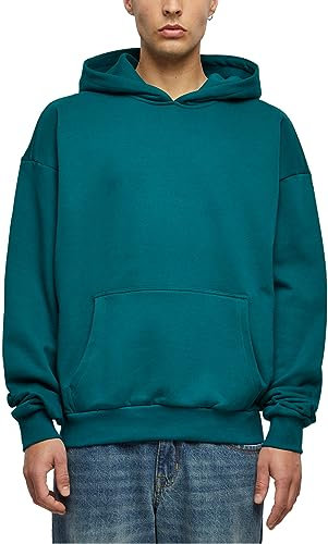 Build Your Brand Herren Kapuzenpullover Ultra Heavy Cotton Box Hoody Retro Green XXL