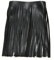 Wisafory Ruban à franges en cuir de 2 m - Bordure à franges en cuir - Ruban décoratif à franges - Pour couture, bricolage - 2 m - 20 cm - Noir