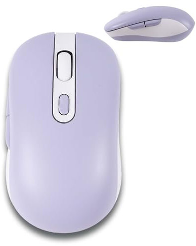 Souris sans fil Bluetooth tri-mode silencieuse avec 6 boutons, souris portable rechargeable, design ergonomique, 800-1200-1600 DPI pour iPad, PC, ordinateur, ordinateur portable, ordinateur portable
