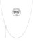 Silvora Silberkette Damen 925 ohne Anhänger 1.1mm Sterlingsilber Panzerkette Kette Damen Silber 925 46cm Lang Staplbare Halskette Silber für Frauen Mädchen