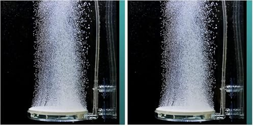 boxtech Aquarium Nano Bubble Stone Kit mit Steuerventil, Leise Super-High CO2 Diffusor für gelösten Sauerstoff, Lässt Super Tiny Bubbles für Aquarium und Hydroponic (100mm) (Packung mit 2)