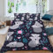 MOUPL 100% Mikrofaser Kinderbettwäsche 135x200 2teilig 3D Motiv Kawaii Tier Koala Bettwäsche mit Reißverschluss Weiche Warm Sommer Bettbezug mit Kissenbezug 80x80 cm für Jungen Mädchen