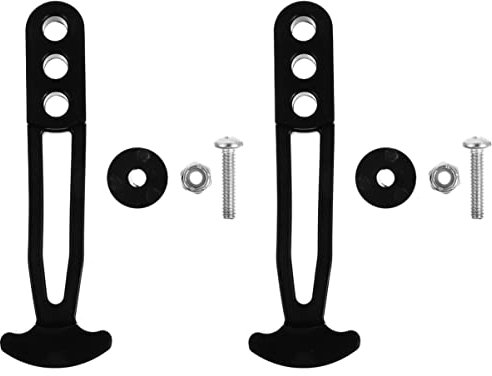 CLISPEED Ocean Clip 2pcs Telescopic Ladder Fixing Buckle 2- Hole Ladder Yacht Marine Hook Clips Boat Ladder Strap with Snap Stowing Bracket Clip Holder Kayaks Canoes Clip Rubber Ocean Boat Adjustable