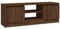 vidaXL Modern TV Cabinet with Door - Brown Oak Finish, Sturdy Engineered Wood Construction, Ample Storage, Easy Home Assembly Solution, Ideal for Living Room and Bedroom