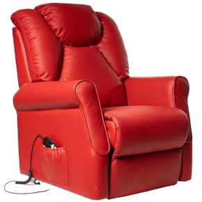 POLTRONE ITALIA Angela 2 Motoren Leder Relaxsessel Aufstehhilfe abziehbar Roller System Rückenlehne Schleife Sitz Mikrofedern Elektrischer Sessel Seniorensessel Bordeaux