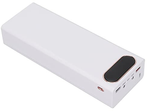 VGEBY 22.5W Fast Charge Power Bank Case Kit Detachable LCD 20x18650 Battery Case Power Bank Shell (White)