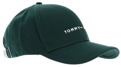TOMMY HILFIGER TH Skyline Cotton 6 Panel Cap Hunter Green