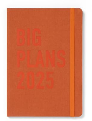 Letts of London Big Plans Terminplaner 2025, A5, Wochenansicht, Rost