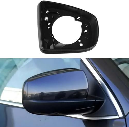 AMGASMG Auto Außenspiegel Abdeckrahmen für BMW X5 E70 X6 E71 2008-2012, Ersatzgehäuse für Linke und Rechte Seite,Right