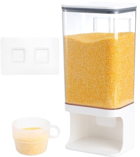 HYKJCSS Müslispender Cornflakes Behälter Wand-Montiert Waschmittel Container Reis Spender Für Bohnen Wäsche Duft Perle Tiernahrung Müslispender Küche