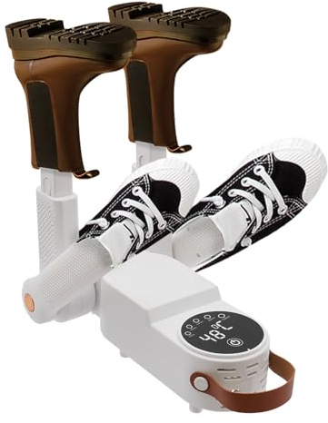 Séchoir à chaussures, sèche-chaussures électrique portable avec souffleur de chaleur et minuterie, sèche-gants design pliable pour bottes de ski, bottes de travail