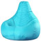 Bean Bag Bazaar Dalton Gaming Bean Bag Chair, Aqua Blue, Water Resistant Fabric, Recliner Large Outdoor Beanbag with Filling Included, Gaming Chair, Outdoor Seating, Garden Furniture