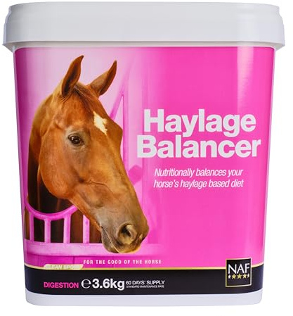 NAF Haylage Balancer 3.6kg. Supports Gut Health & Nutrient Absorption | For Haylage-Fed Horses, Supports Gut Health, Firm Droppings, Maximises Nutrient Absorption