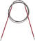 KnitPro International Rundstricknadel ZING 2,50 mm granat 100 cm, Rot