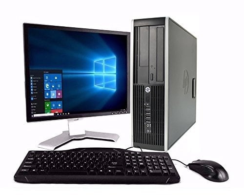 HP ELITE 8200 DESKTOP CORE I5 2.4GHZ 4GB 250GB DVD With 19” Monitor WINDOWS 10 HOME 64BIT (Certified Refurbished)