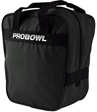 Pro Bowl Single Ball Tenpin Bowling Bag for One Ball & Shoes (Blue)
