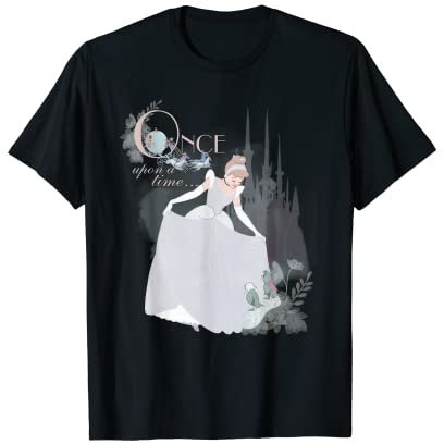 Disney Princess Cinderella Vintage Once Upon a Time T-Shirt