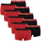 PUMA 10 er Pack Short Boxer Boxershorts Men Pant Unterwäsche kurz 100000884, Farbe:002 - Red/Black, Bekleidungsgröße:M