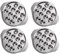 Lot De 4 Plaques à Escargots En Acier Inoxydable, 12 Trous, Plat à Escargots Pour Cuisine, Restaurant, HôTel, Barbecue