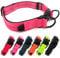 Beshine Adjustable Dog Collar, Reflective Nylon Neoprene with Separate ID Ring and Double D Ring, Durable and Comfortable Puppy Collar for Medium Dogs(M, Pink)
