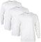 Gildan Men's Ultra Cotton Long Sleeve T-Shirt, Style G2400 (Pack of 3), White, L