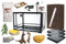 M&S Reptilien Komplettset: Für Königspythons (150x60x60cm) (Siehe Videoanleitung) (Änderung) Terrarium ohne Terrarium (Bild zeigt Variante mit Glasterrarium)