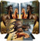 BPQOJB for Samsung Galaxy Tab A7 Lite Case 360 Degree Rotating PU Leather Smart Cover Tablet Case for Samsung Galaxy Tab A7 Lite 8.7 inch 2021 - Horses