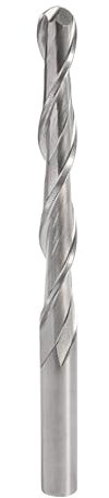 sourcing map 2pcs Ball Nose End Mill 6mm Diameter 52mm Cutting Length 6mm Shank High Speed Steel 2 Flutes Spiral Upcut CNC Router Bits