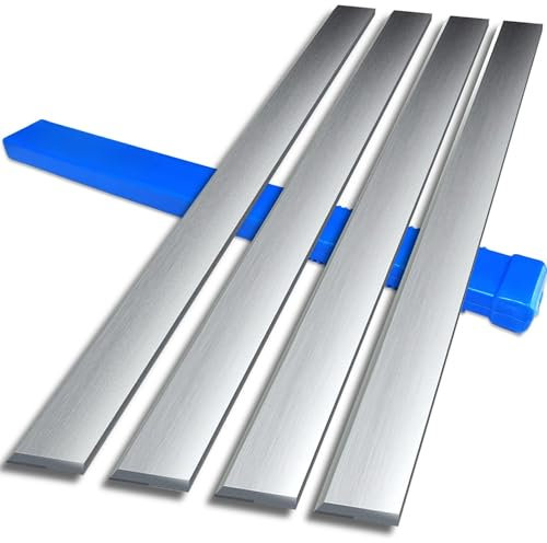 4 x HSS Planer Blades 260 mm, 260 mm for Lurem 260 and Kity 260 Planer Blades for Woodworking Machines, 260 x 20 x 2.5 mm