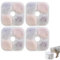 XPEX Pack of 4 Cat Fountain Filters for Catit Pixi Drinking Fountain, Filter Cat Fountain, Drinking Fountain Filter for Catit Filter, Triple Filter System, Replacement Filter with Resin and Activated