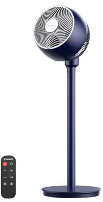 AIRMATE Ventilatore a Piantana 25dB, Ventilatore Silenzioso Notte 12 Velocità, 20W Risparmio Energetico Ventilatores, Ventilatori da Tavolo 3 in 1, Ventilatore Potente con Telecomando, Timer 12