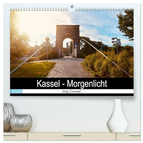 Kassel - Morgenlicht (hochwertiger Premium Wandkalender 2026 DIN A2 quer), Kunstdruck in Hochglanz: Stimmungsvolle Aufnahmen aus Kassel (CALVENDO Orte)
