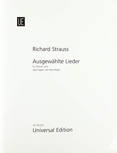 Ausgewählte Lieder: op. 21/1. Partitur.