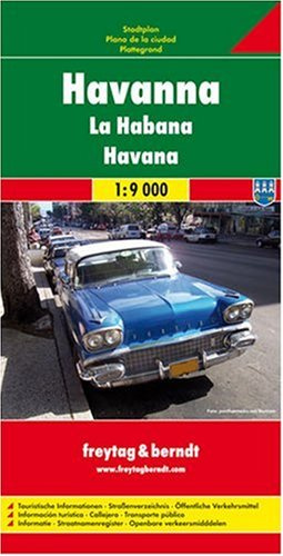 Havanna: 1:9000 (freytag & berndt Stadtplan)