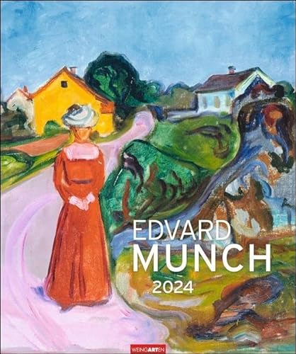 Edvard Munch Edition Kalender 2024. Kunstkalender im Großformat mit Werken des berühmten norwegischen Künstlers. Wand-Kalender für Kunstliebhaber des Expressionismus. 46x55 cm