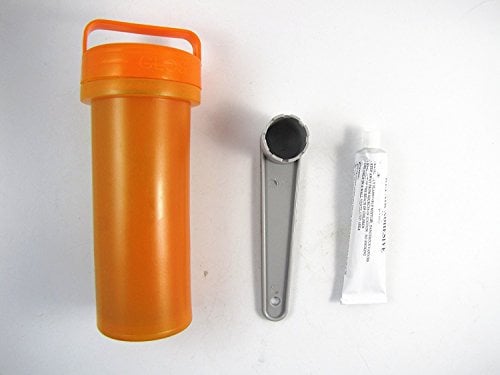 The New Inflatable Boat Kayak Repair Kit PVC Patch Glue Valve Wrench