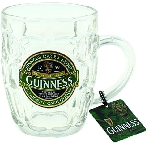 Guinness Ireland Collection - Dimpled Pint Tankard With Metal Badge