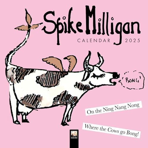 Spike Milligan Mini Wall Calendar 2025: Art Calendar