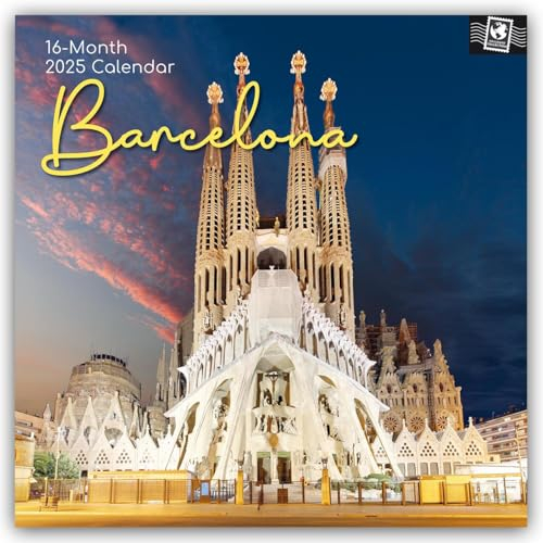 Barcelona 2025 – 16-Monatskalender: Original Gifted Stationery-Kalender [Mehrsprachig] [Kalender] (Wall-Kalender)