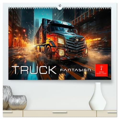 Truck Fantasien (hochwertiger Premium Wandkalender 2026 DIN A2 quer), Kunstdruck in Hochglanz: Truck Fantasien - fesselnde Ästhetik trifft auf Innovation und Design. (CALVENDO Mobilitaet)