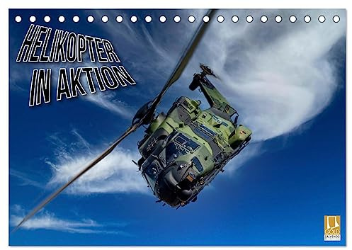 Helikopter in Aktion (Tischkalender 2026 DIN A5 quer), CALVENDO Monatskalender: Helikopter, faszinierende Fluggeräte (CALVENDO Technologie)