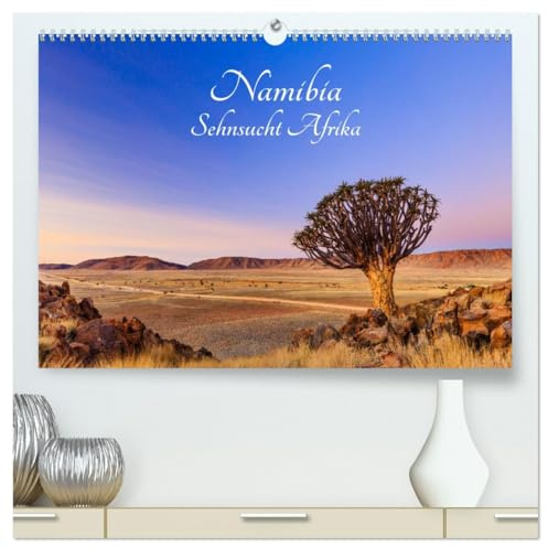 Namibia - Sehnsucht Afrika (hochwertiger Premium Wandkalender 2026 DIN A2 quer), Kunstdruck in Hochglanz: Namibias eindrucksvollste Landschaften (CALVENDO Natur)