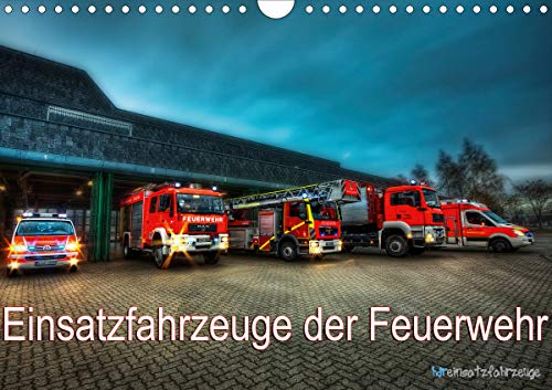 Einsatzfahrzeuge der Feuerwehr (Wandkalender 2020 DIN A4 quer): Fotokalender mit Einsatzfahrzeugen der Feuerwehr (Monatskalender, 14 Seiten ) (CALVENDO Technologie)